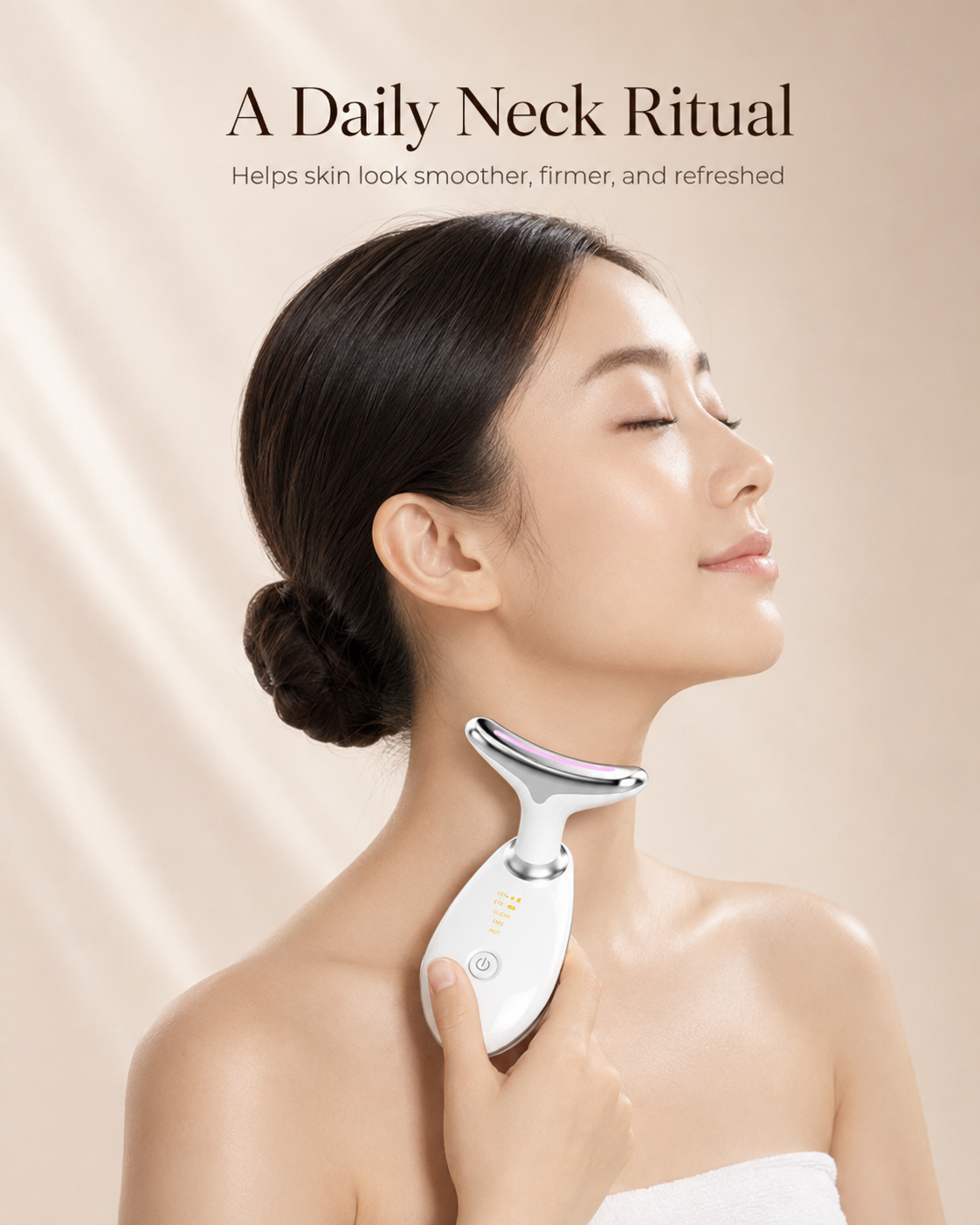 SENVÈ Neck Massager in use on the neck